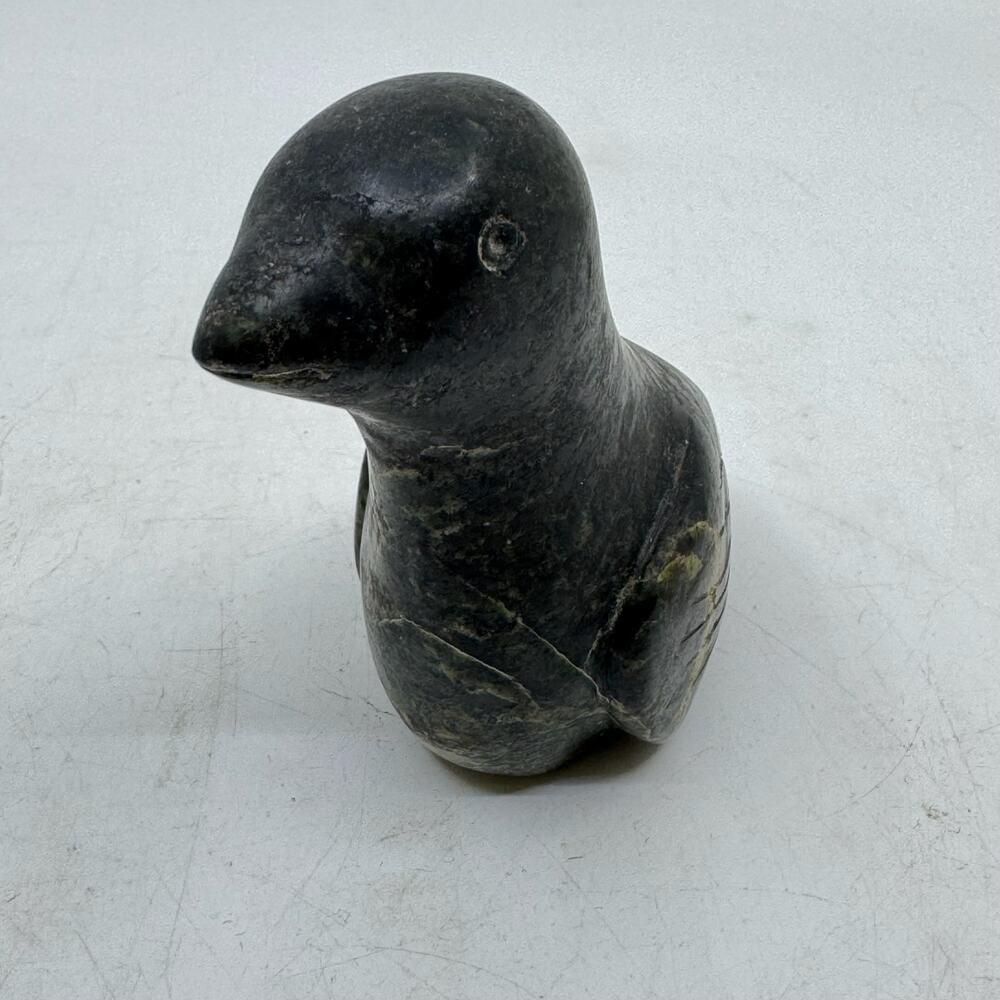 Inuit Handmade Serpentine Bird Sculpture by Billie Joe Nuna - Picture 4 of 8